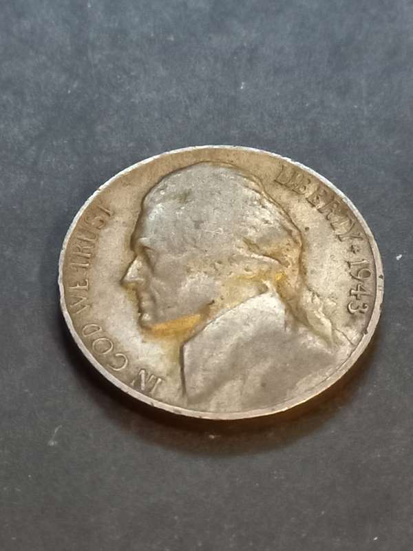 1943 USA Silver `Wartime nickel`
