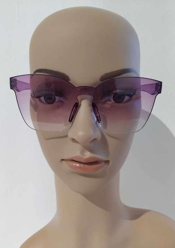 Purple tinted sunglasses