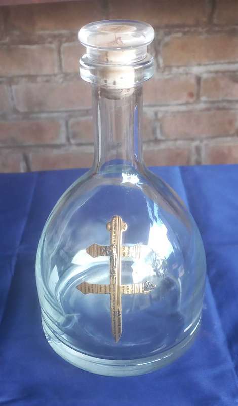 D`Usse Cognac bottle (empty)