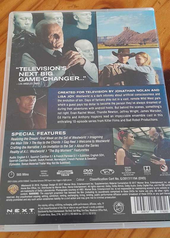Westworld Season 1 DVD