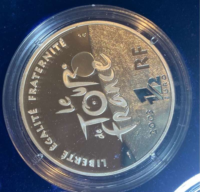 Monnaie de Paris Tour de France Gold and Silver Coin Set