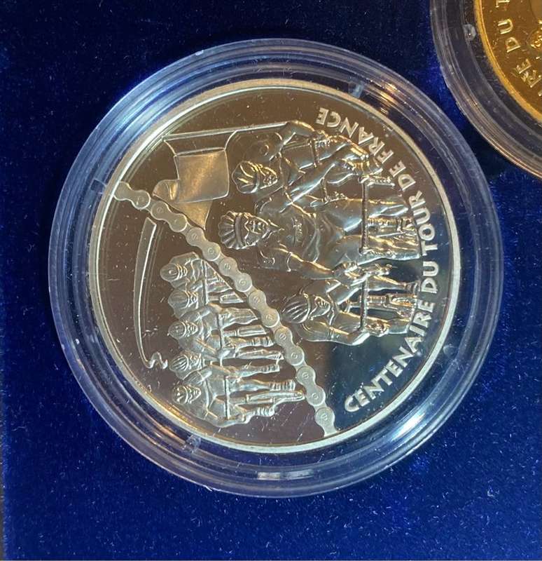 Monnaie de Paris Tour de France Gold and Silver Coin Set