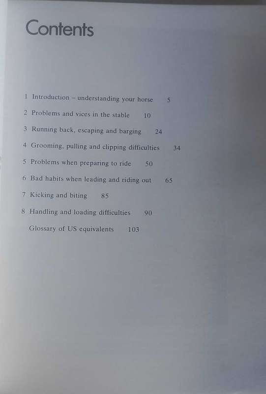 Horse problems and vices explained by Val Ledger