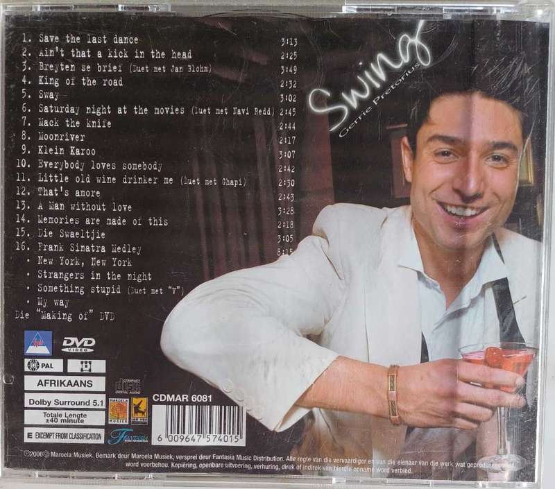 Gerrie Pretorius - Swing cd/dvd