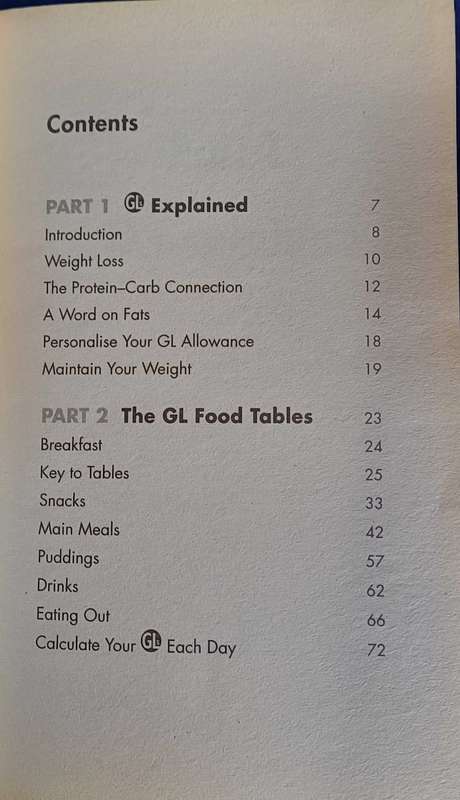The Holford diet GL counter