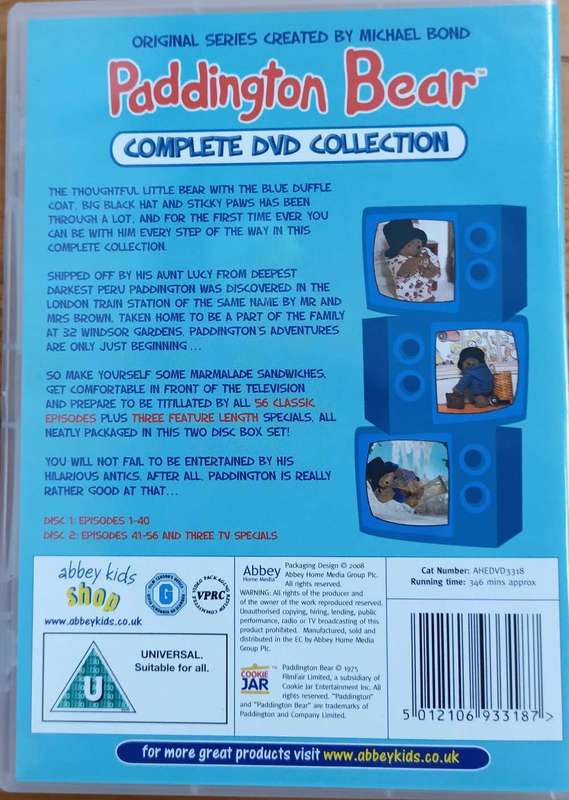 Paddington Bear Complete DVD Collection