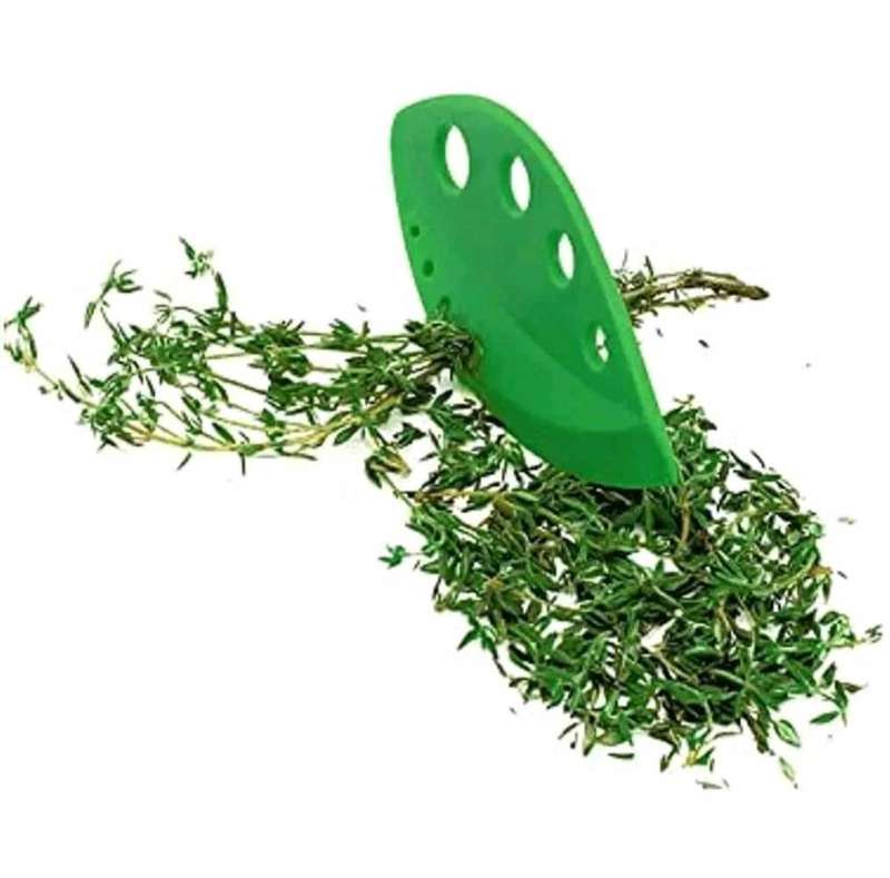 Herb Stripper Plastic Edge Vegetable Leaf Separator Herb Stripping Tool for Parsley, Basil, Rosemary