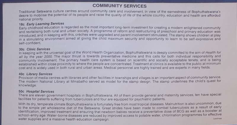 First day envelope - Community services