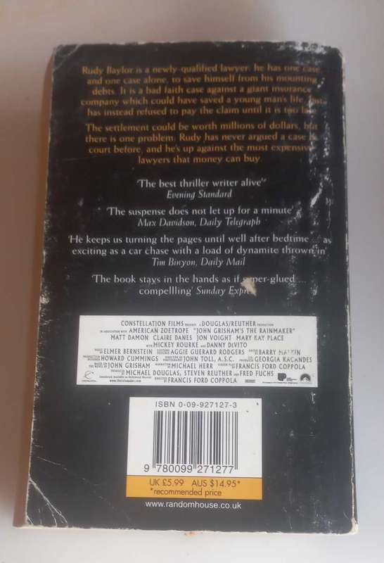 The rainmaker by John Grisham