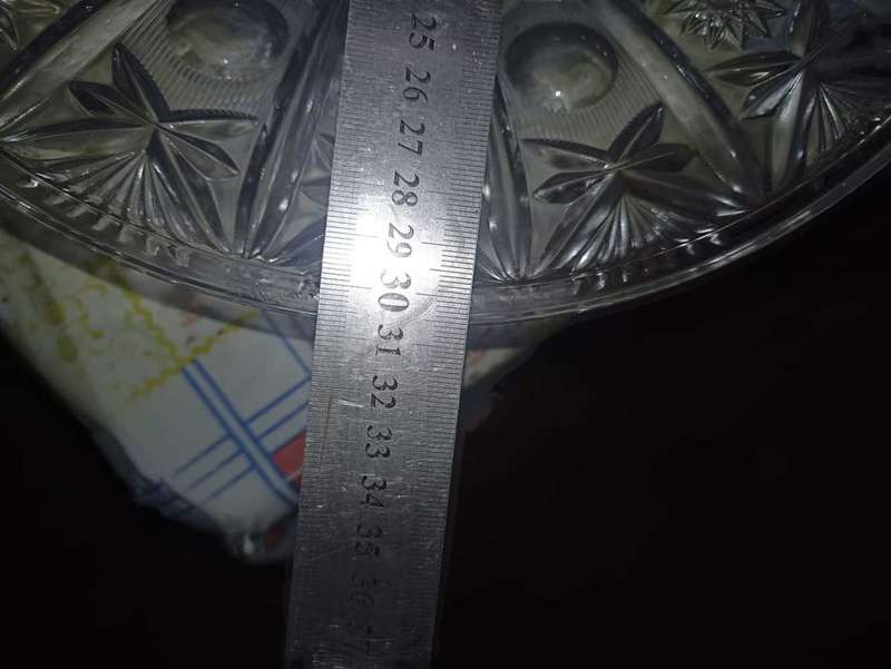 Vintage heavy vintage crystal bowl