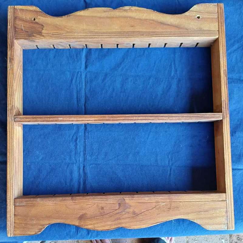 Wooden spoon rack