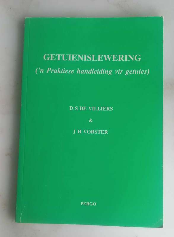 Getuienislewering, ` n praktiese handleiding vir getuies