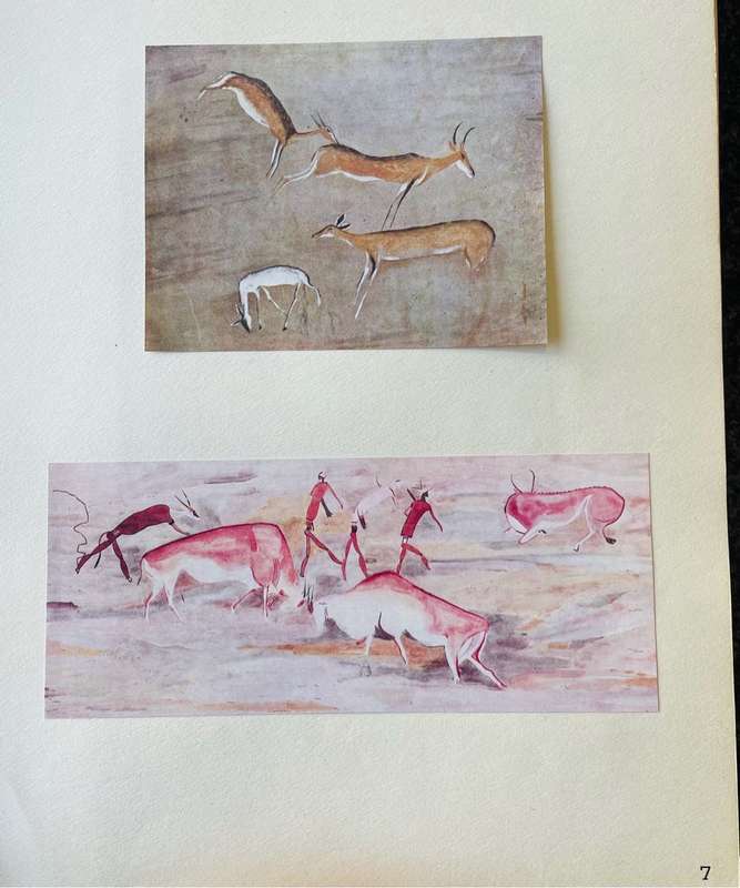 RARE!! WALTER BATTISS `BUSHMAN ART, Portfolio Number One, Art in South Africa` Red Fawn Press
