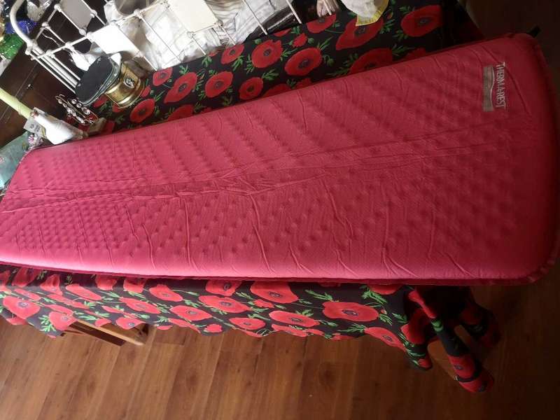 Thermarest lightweight blow up matress for woman