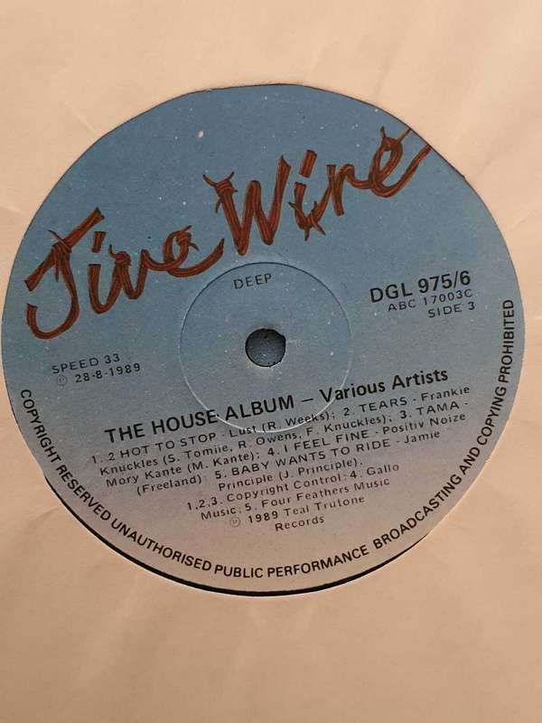 THE HOUSE ALBUM - 20 HOT DJ TRAX - VINYL 2 LP RECORD