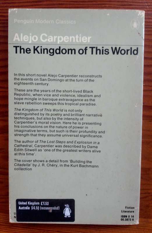 The Kingdom of this World by Alejo Carpentier