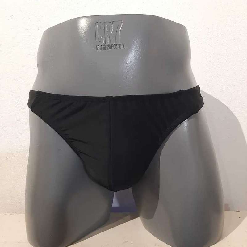 Classic Black Lycra G-String Thongs