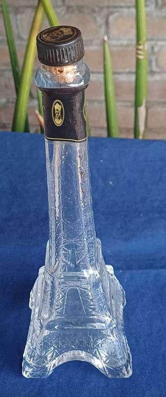 Eiffel tower brandy bottle