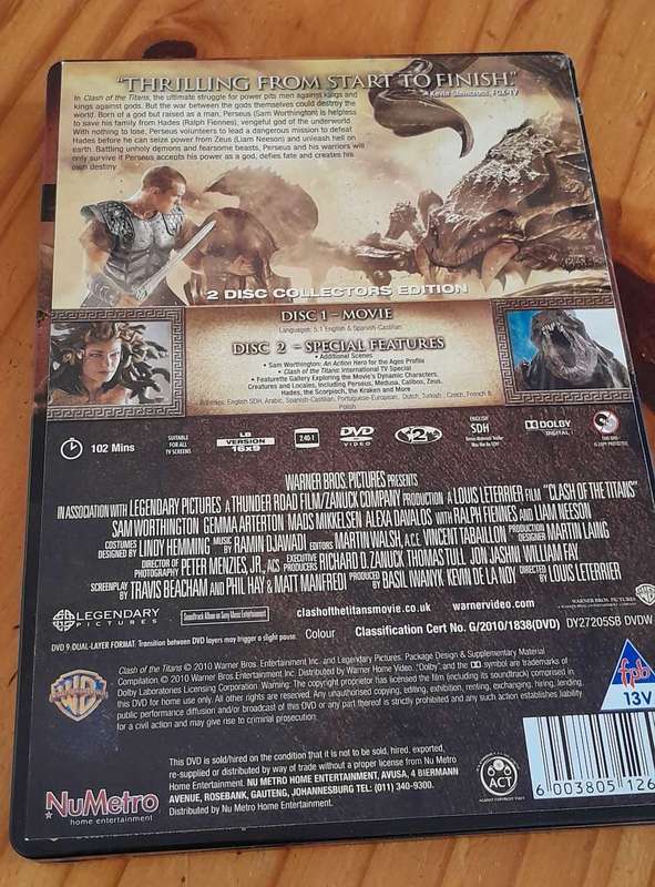 Clash of the Titans DVD