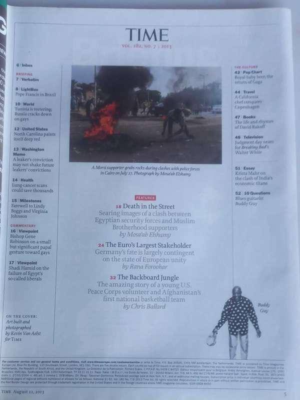 Time magazine August 12, 2013