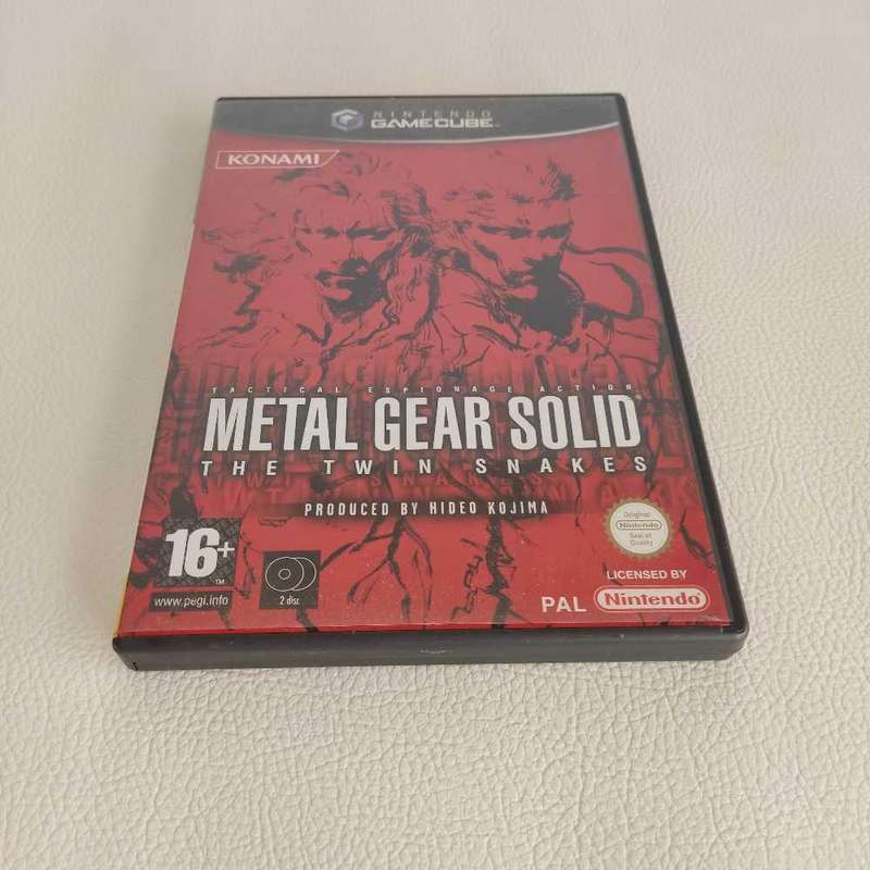 Metal Gear Solid The Twin Snakes Nintendo GC Pal