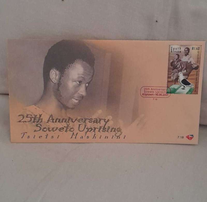 RSA FDC No 7.18 25th anniversary Sowetho uprising