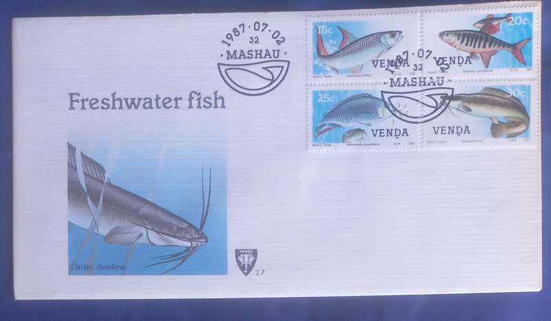 First day envelope - Freshwater fish