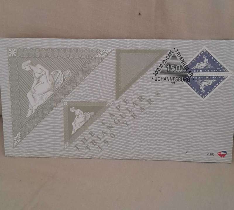 RSA FDC No 7.60 The Cape Triangular 150 years