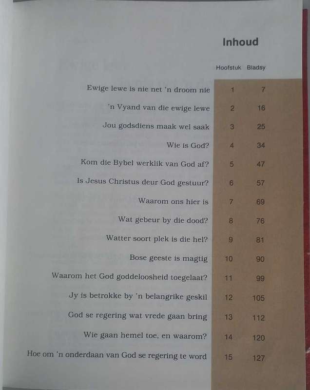 Jy kan vir ewig in die Paradys op aarde lewe