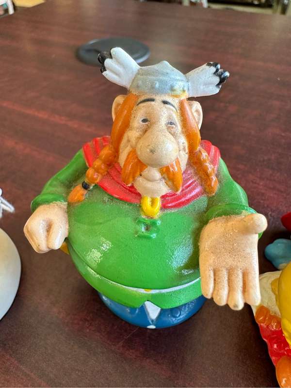 Asterix & Obelix rubber figurines ( x 4 )