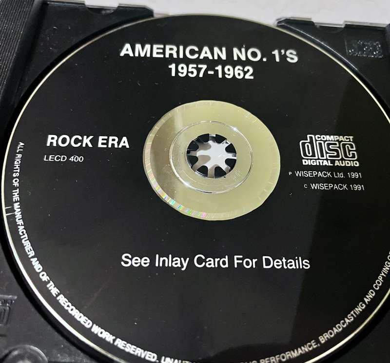 CD Rock Era American no. 1s 1957-1962 LECD400