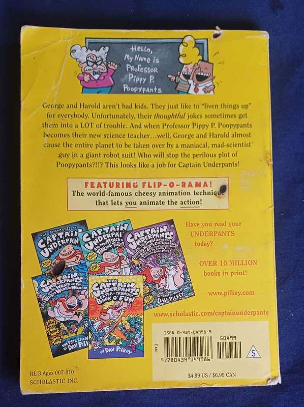 Captain Underpants and the perilous plot of professor poopypants