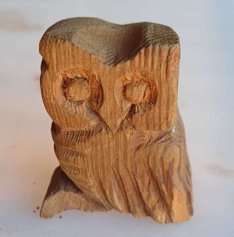 Wooden owl