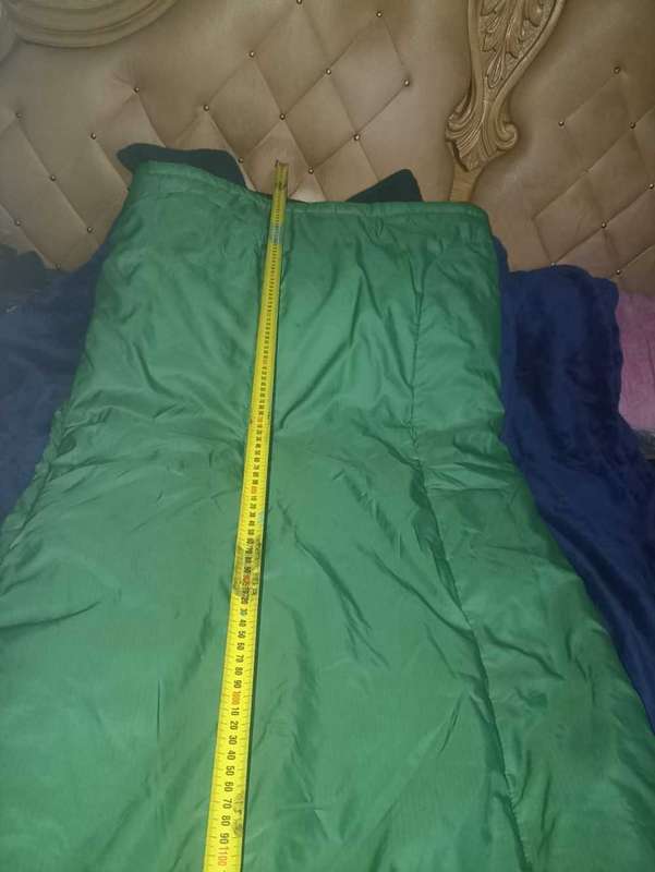 Single bed sleeping bag with blanket