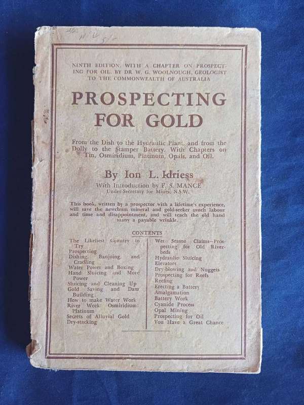 Prospecting for gold 1946