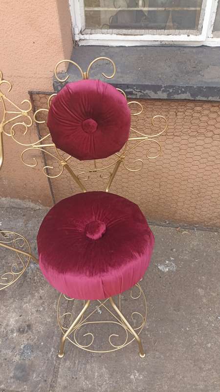 1950 Boudoir chair renovated