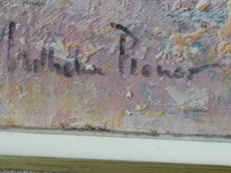 Wilhelm Ploner stunning oil paining