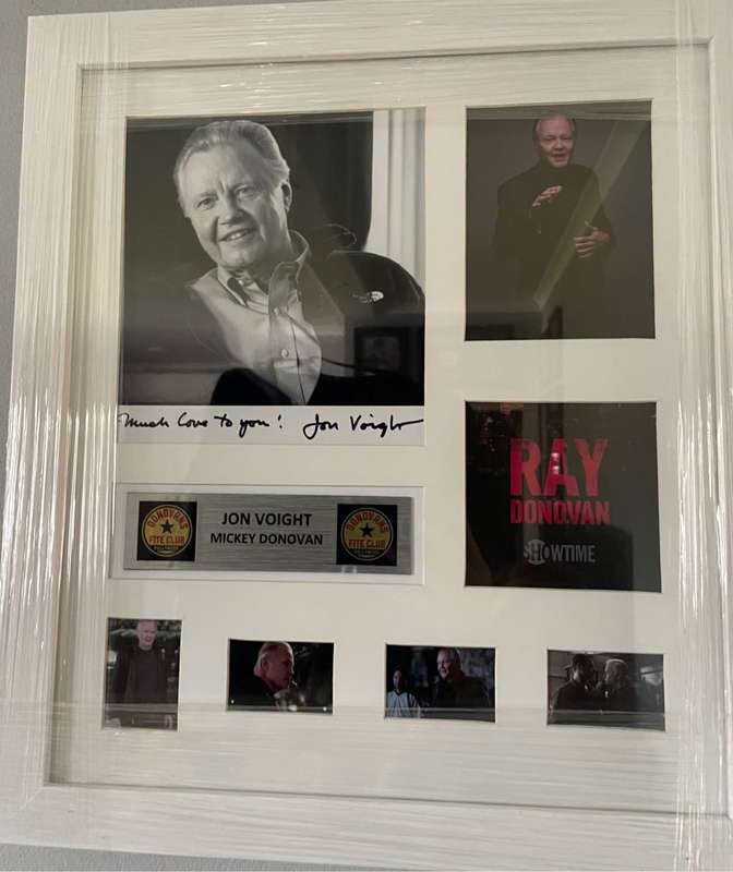 Ray Donovan Movie Frame Signed John Voight
