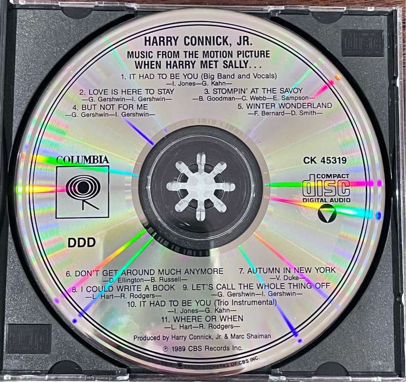 (CD) When Harry met Sally - Harry Connick, Jr. (US edition) CK 45319