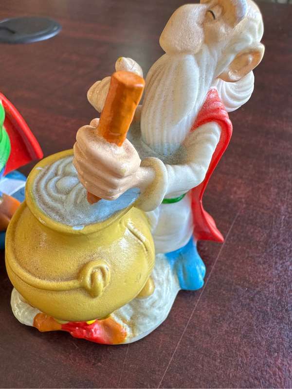 Asterix & Obelix rubber figurines ( x 4 )