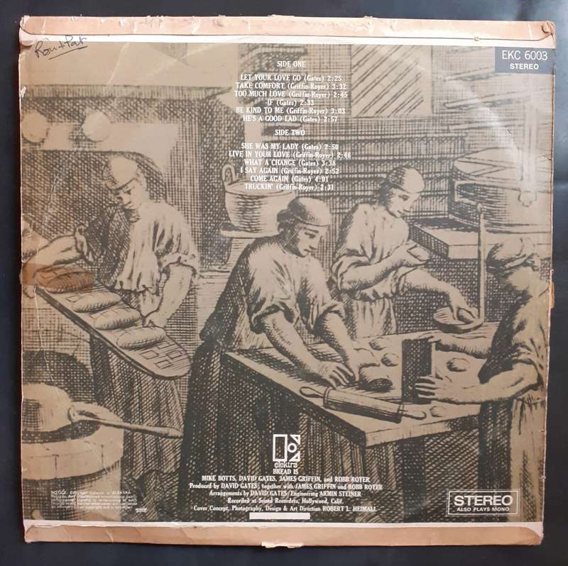 Bread - Manna LP Vinyl Record