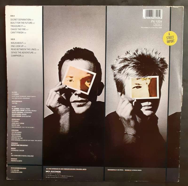 The Fixx - Walkabout LP Vinyl Record - UK Pressing