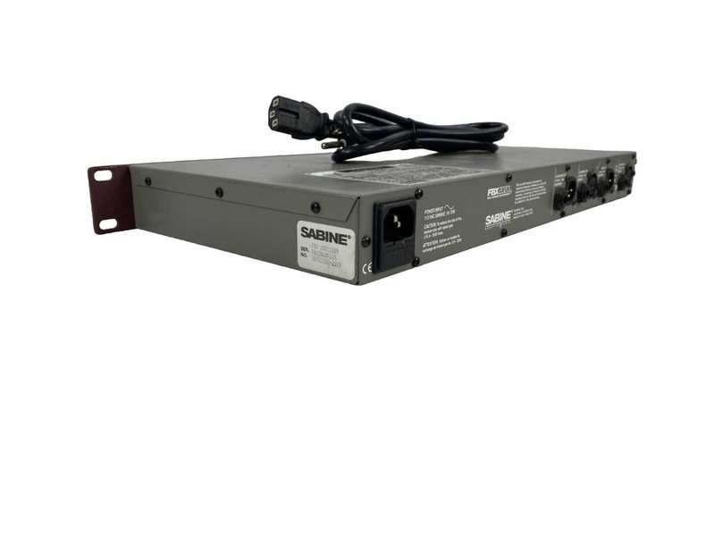 SABINE ADAPTIVE AUDIO FBX2020 PLUS, DUAL FEEDBACK EXTERMINATOR, RACK