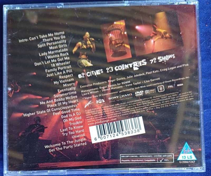 Pink - Live in Europe cd