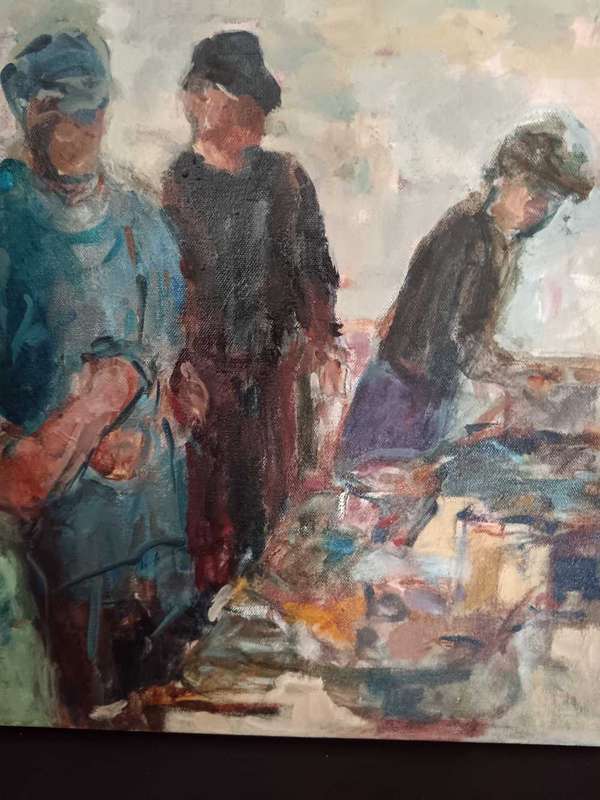 Painting by Mollie Striebel Pottery Studio 2