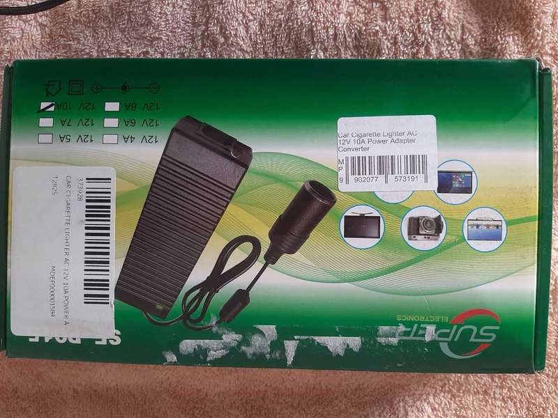 Car Cigarette Lighter AC 12V 10A Power Adapter Converter