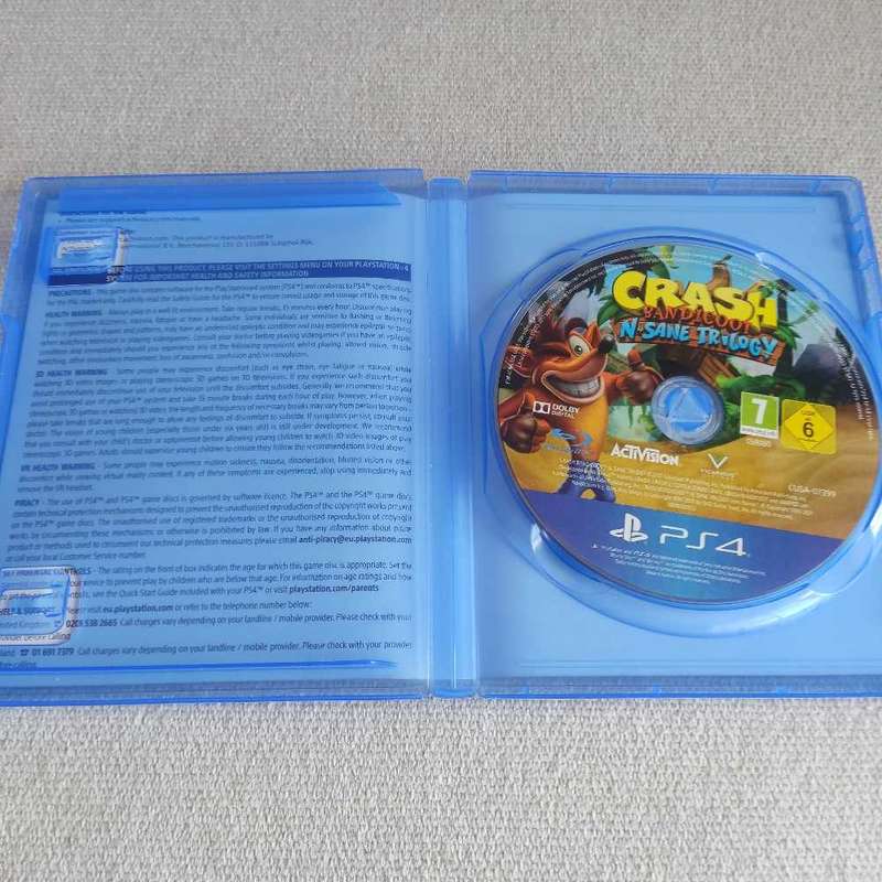 Crash Bandicoot N Sane Trilogy Ps 4