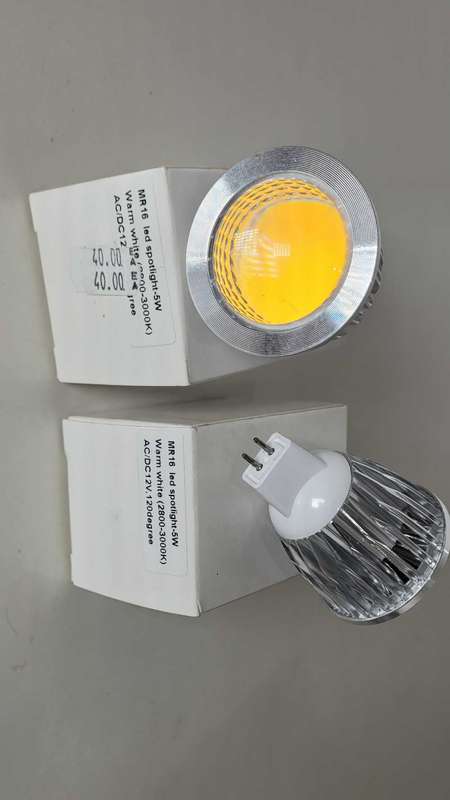High Quality AC/DC 12v  MR16 Spot Light Bulbs, 5w (Bid Per Piece)