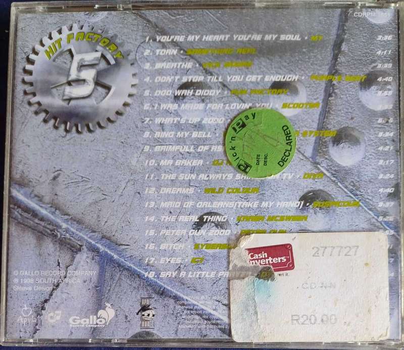 Hit factory 5 (cd)