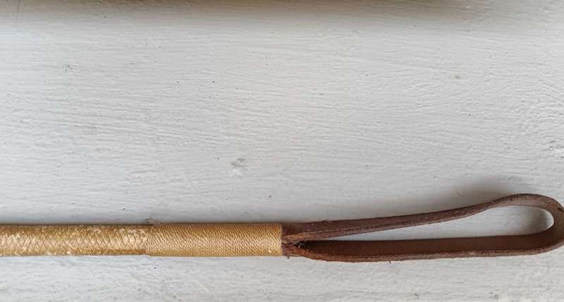 Antique Riding Crop with Antler Handle